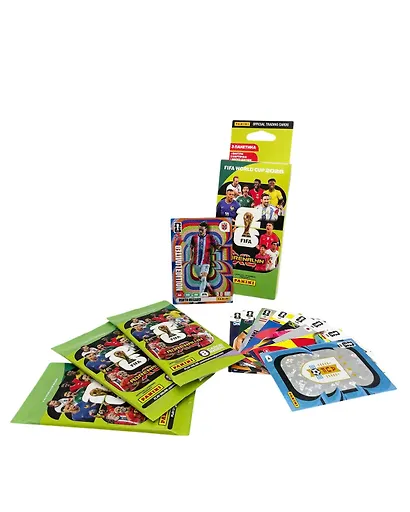 Набор коллекционных наклеек и карточек "Чемпионат мира FIFA World Cup 2026", PANINI WORLD CUP 2026 TCG (набор из 3 пакетиков карточек + 1 карточка Limited Edition), 25 штук в наборе - фото 13