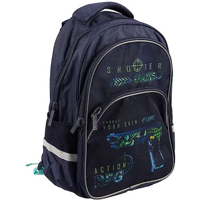 Рюкзак "Стрелок" 3отд., 41*29*16, полиэстер, нагрудн.стяжка, светоотраж., 3 кармана - фото 2