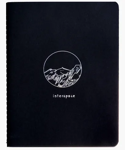 Записная книжка А6 26л "Interspace" сшивка, черн.внутр.блок, ассорти, Be positive - фото 3