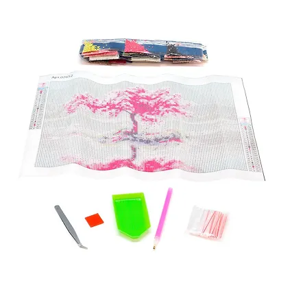 Набор для творчества. Алмазные узоры "Цветущая сакура", 30 х 40 см - фото 3