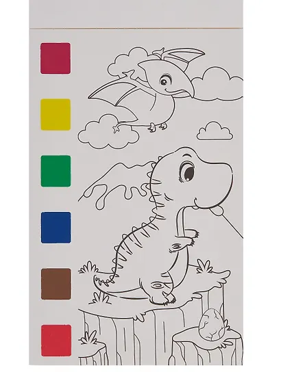 Набор раскрасок Динозавры/Jurassic Park (12л.) (+кисть) (упаковка) (3+) (11-22474-005)+Набор раскрасок Транспорт/Transportayion (12л.) (+кисть) (упаковка) (3+) (11-22474-002) - фото 15