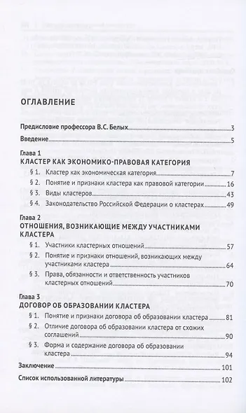 Правовое положение кластеров в Российской Федерации. Монография - фото 2