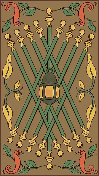 Таро мини-Символическое Вирта/Mini Tarot Symbolic Tarot of Wirth (78 карт + инструкция) - фото 9