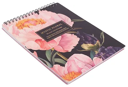 Блокнот А5, 80 листов в клетку, "Blossom. Peonies", на спирали - фото 2