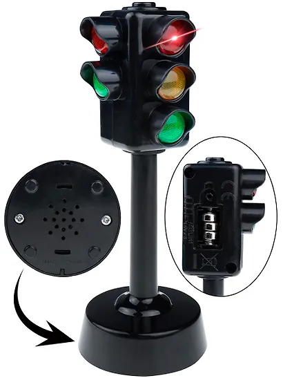 Внедорожник в наборе со светофором. Открывающиеся двери 16.5х5х21см (Арт. И-8788) - фото 5