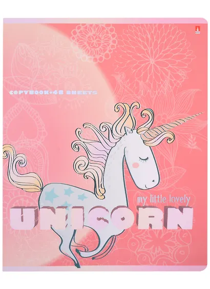 Тетрадь в клетку Альт, Unicorn, 48 листов, в ассортименте - фото 4