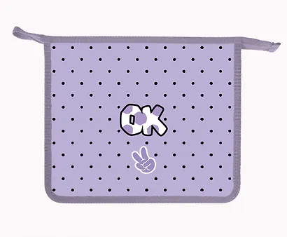 Папка для тетрадей А5 "Всё лень" 1отд, молния, пластик - фото 4