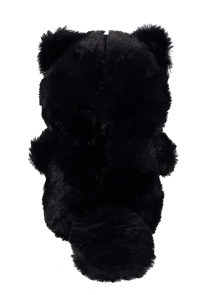 Мягкая игрушка Котик черный с белым брюшком (25см) (12-1253-202405-T26) - фото 4