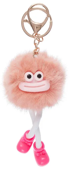Брелок-помпон «Мордочка с ножками», искусственный мех, 10 см, Bookvalno - фото 3