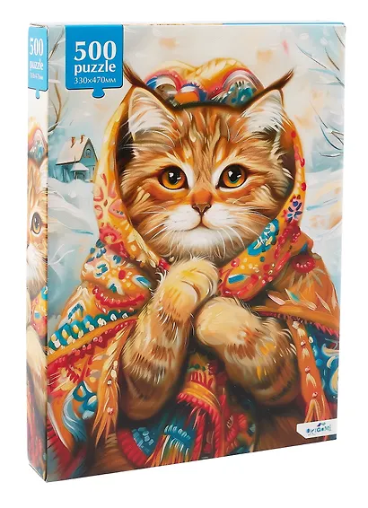 Origami. Пазл "Кошкин дом", 500 элементов - фото 1