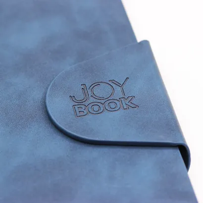 Книга для записей А4 80л лин. "Snap book. No 6" иск.кожа, магн.клапан с термотиснением, скругл.углы, ляссе, инд.уп. - фото 3