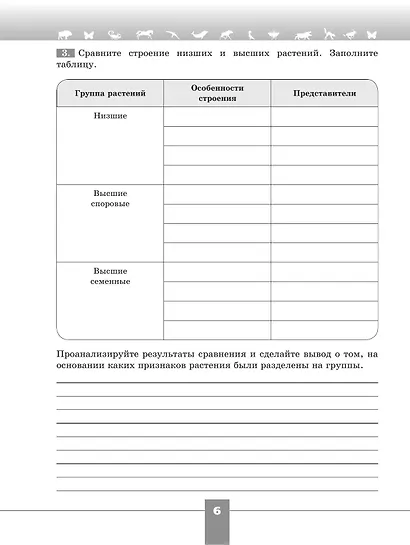 Биология. 6 класс. Рабочая тетрадь. Базовый уровень - фото 5