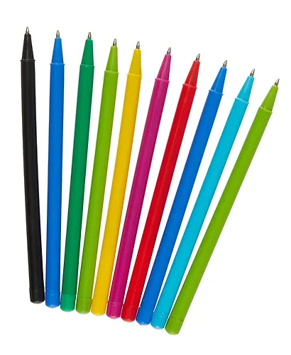 Набор шариковых ручек синих, Rainbow, GoodMark, 10 штук - фото 9