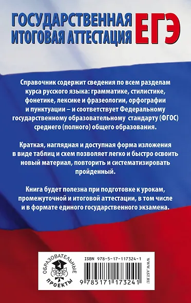 ЕГЭ. Русский язык в таблицах и схемах для подготовки к ЕГЭ. 10-11 классы - фото 2