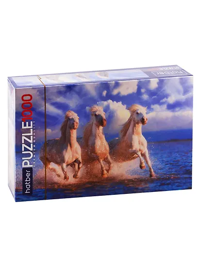 Пазл HATBER Premium 1000 эл. 450х680ммТройка лошадей - фото 1
