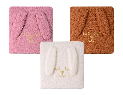 Книга для записей 80л "Пушистый зайка", ассорти - фото 1