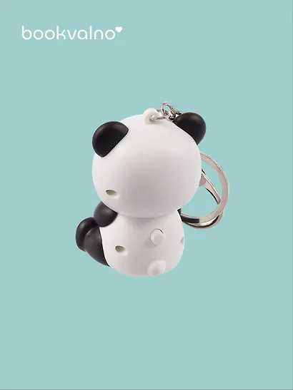 Брелок-фонарик Котик кигуруми (панда) (ПВХ) (6х4) - фото 2