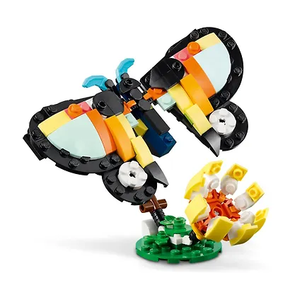 31173 Конструктор детский LEGO Creator 3-in-1 Дикие животные: тропический тукан, 225 деталей, возраст 7+ - фото 6
