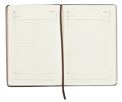 Ежедневник недат. А5 160л "Сариф" коричневый, кожзам, тв.переплет, место для ручки, офсет, ляссе - фото 6