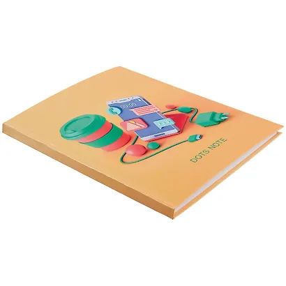 Книга для записей А5 96л тчк. "Life style. No. 1" интегр.перепл., глянцевая ламинация - фото 2