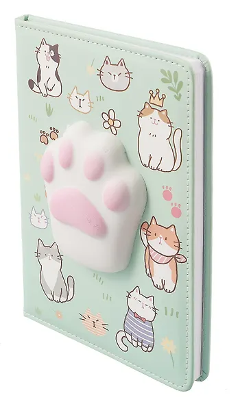 Книга для записей А5 80л кл. "Животные", декор.элемент - мялка, ассорти, инд.уп. - фото 8