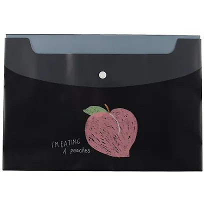 Папка -конверт «Fresh fruits» А4 на кнопке, в ассортименте - фото 1