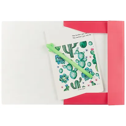 Папка на резинке «Blooming cactus», А5 - фото 3