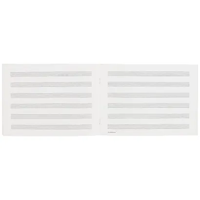 Тетрадь для нот с широкой линейкой Перископ, "Котята и рояль", А5, 12 листов - фото 2