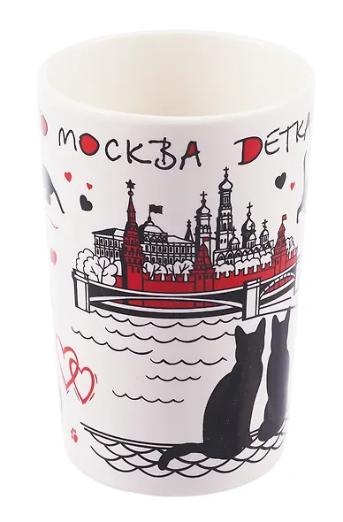 Кружка Московские коты (фарфор) (350мл) (Москва) (065-4-19-CAT) - фото 4