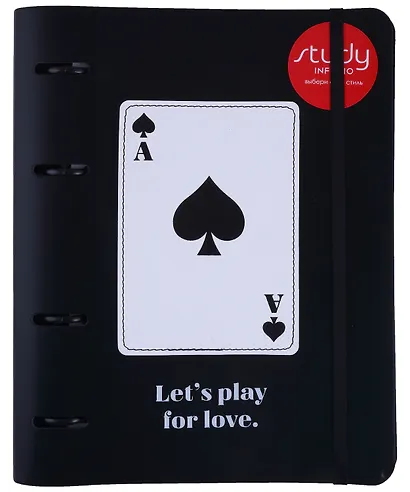 Тетрадь на кольцах в клетку Infolio, Card, 120 листов - фото 1