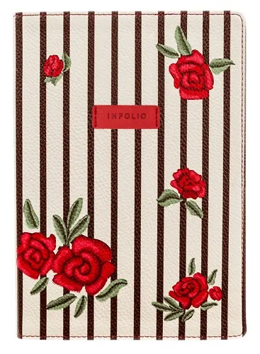 Ежедневник недатированный, Infolio, Allure,14*20см, 320стр., интегральный переплет, красный - фото 1