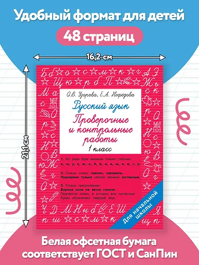 Русский язык 1 класс. Проверочные и контрольные работы - фото 6