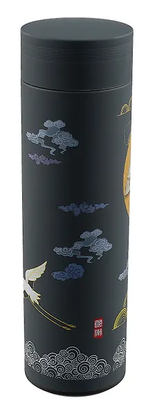 Термос Азия Веер и Луна (металл) (500 мл), Bookvalno - фото 2