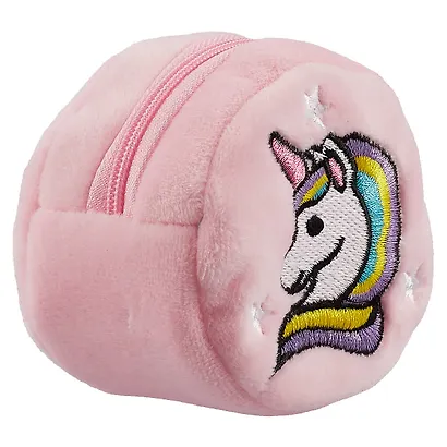 Монетница плюшевая на молнии Единороги со звездами (8 см) (ПВХ бокс) (12-12097-HJ-61) - фото 2