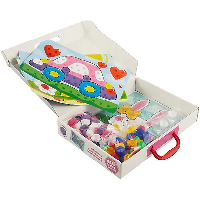 Мозаика для самых маленьких BABY TOYS Утенок d2,5/7 цв. /107 эл - фото 4