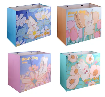 Пакет А4 26*32*12 "Flower story" горизонт., дет., бум.мат.ламинат - фото 1