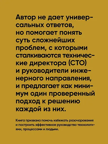 Технический директор. Эффективное техническое лидерство - фото 6