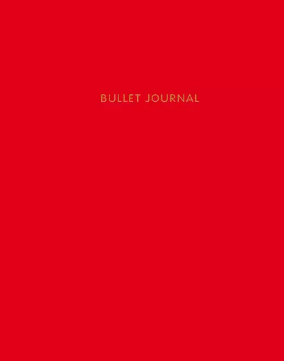 Блокнот Bullet Journal, 60 листов, красный - фото 1