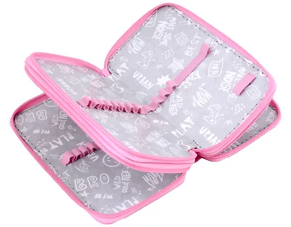 Пенал 3отд. "Пандочка" 19*11, молния, полиэстер - фото 4