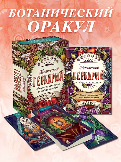 Магический гербарий. 36 карт с посланиями от волшебных растений (Оракул. 36 карт и руководство в коробке) - фото 4