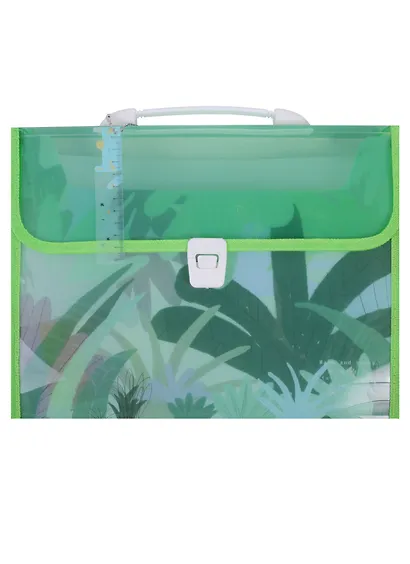 Портфель 12 отд. “Warm and Sunny", пластик - фото 1