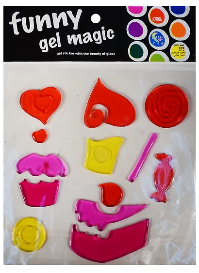 Наклейки гелевые Праздник (11-01488-32) - фото 1