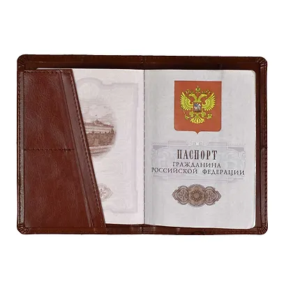 Ежедневник недат. А5+ 160л 175*245 "Сариф" коричневый + обложка на паспорт, мягк.переплет, блинтовое тиснение, офсет, ляссе, подар. упаковка - фото 12