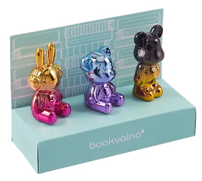 Набор фигурок на книжную полку «Животные», 3 штуки, 5 см, пластик - фото 3