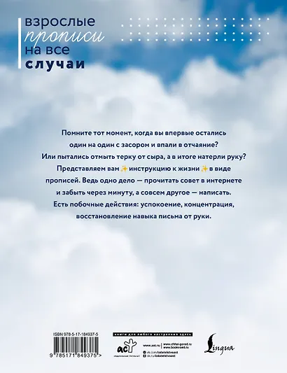 Как быть, если живешь эту жизнь впервые. Прописи - фото 2
