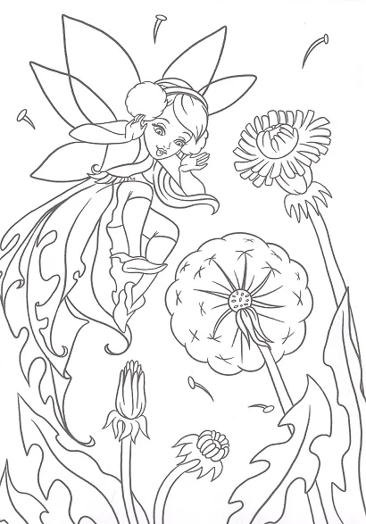 РАСКРАСКА А5 эконом. СКАЗОЧНЫЕ ФЕИ - фото 2