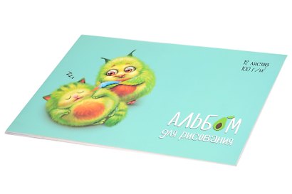 Альбом для рисования «Авокадо» Феникс+ А4, 12 листов, скрепка - фото 2