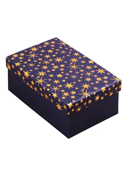Коробка подарочная Ночные звезды 19*12,5*8см, картон - фото 1