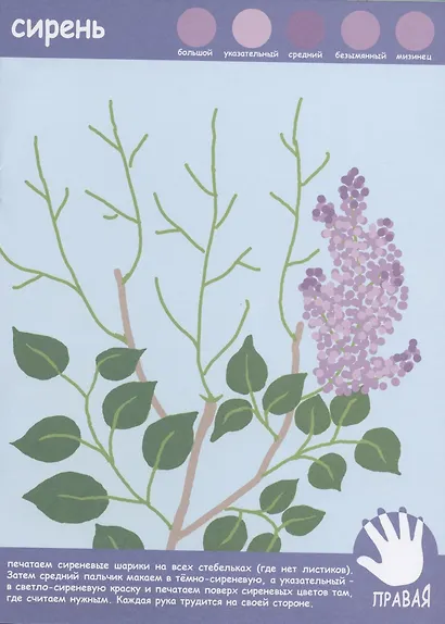 Полянка. Рисуем пальчиками - фото 5