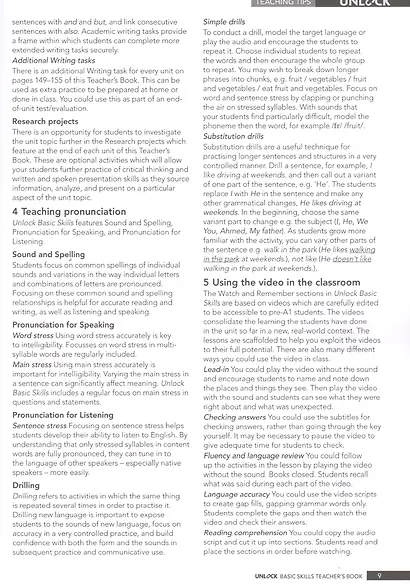 Unlock. Basic Skills. Teacher's Book. English Profile Pre A1 - фото 5